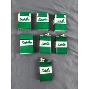 Vintage Cigarette Pack Lighters Lot Salem Winston Marlboro 14pcs